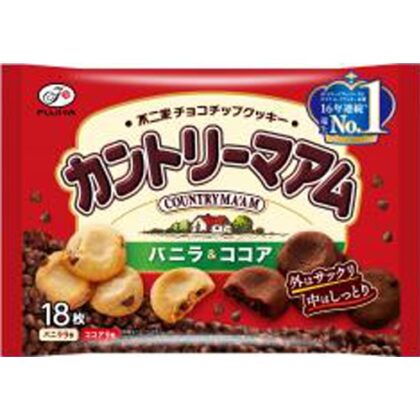 不二家 カントリーマアムバニラ＆ココア １８枚  【購入入数１６個】【数量限定】◇