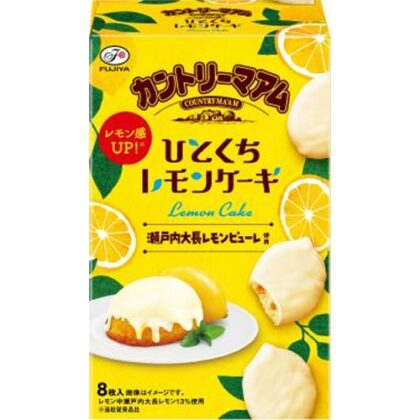 不二家 カントリーマアム ひとくちレモンケーキ８枚 【新商品 5/20 発売】 □お取り寄せ品 【購入入数６０個】【数量限定】◇