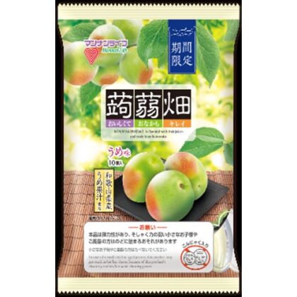 マンナンライフ 蒟蒻畑うめ味 ２５ｇ×１０  【購入入数１２個】
