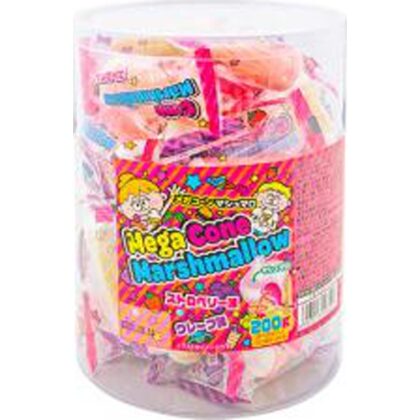 やおきん メガコーンマシュマロ２００ｇ □お取り寄せ品 【購入入数６個】［入荷までお時間がかかります］