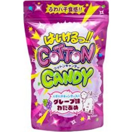 やおきん はじけるっコットンキャンディグレープ味 △ 【購入入数６個】