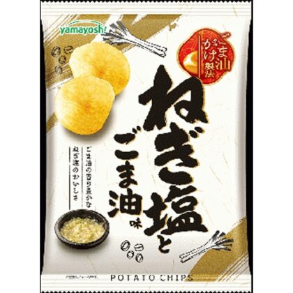 山芳 ポテト ねぎ塩とごま油味 【数量限定】 △ 【購入入数１２個】