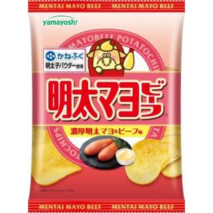 山芳 ポテト 明太マヨビーフ４７ｇ 【新商品 7/7 発売】 【今月の特売 菓子】 □お取り寄せ品 【購入入数１２個】