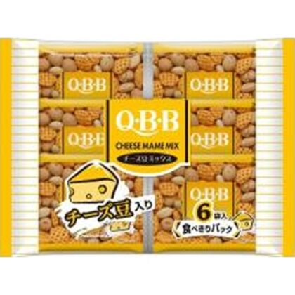 ＱＢＢ チーズ豆ミックス ６袋  【購入入数１２個】