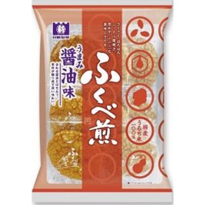日新製菓 醤油ふくべ煎 ７枚 △ 【購入入数１２個】