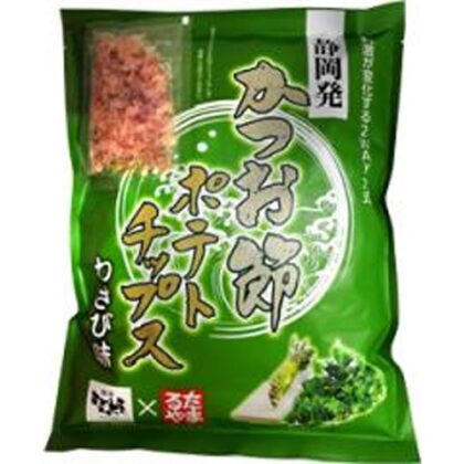 新丸正 かつお節ポテトチップスわさび味７０ｇ □お取り寄せ品 【購入入数５０個】