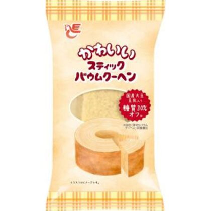 エースかわいいＳＴバウムクーヘン糖質３０％オフ１個 □お取り寄せ品 【購入入数６４個】［入荷までお時間がかかります］