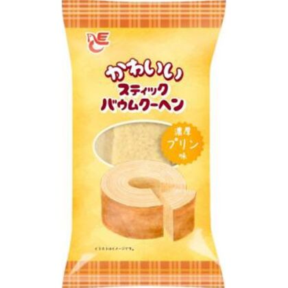 エースかわいいステイツクバウムクーヘン濃厚プリン味 □お取り寄せ品 【購入入数６４個】［入荷までお時間がかかります］