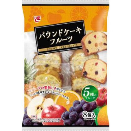 エース パウンドケーキフルーツ１個 □お取り寄せ品 【購入入数８個】［入荷までお時間がかかります］