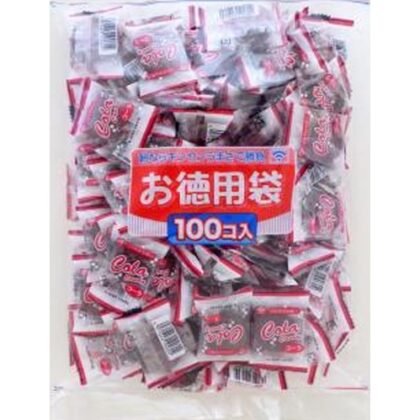 金扇 １００個徳用コーラキャンディ □お取り寄せ品 【購入入数８個】