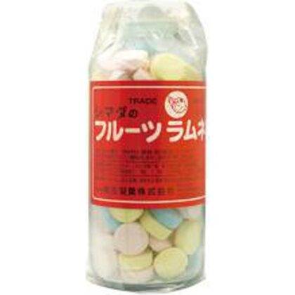 島田 大瓶フルーツラムネ２５０ｇ □お取り寄せ品 【購入入数１２個】［入荷までお時間がかかります］