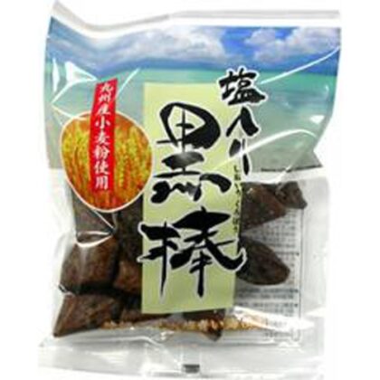 トリオ 塩入り黒棒 １００ｇ □お取り寄せ品 【購入入数２０個】