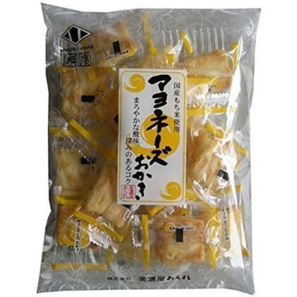 美濃屋あられ マヨネーズおかき６１ｇ △ 【購入入数１２個】