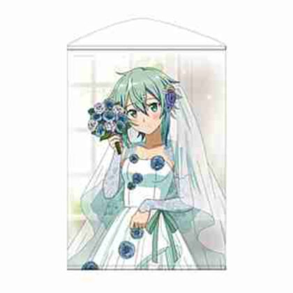 (s)ソードアート・オンライン 描き下ろし シノン B2タペストリー ウェディングドレスVer. 送料別880円