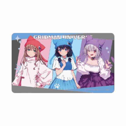グリッドマン ユニバース 描き下ろし 集合 猫の着ぐるみVer. マルチデスクマット