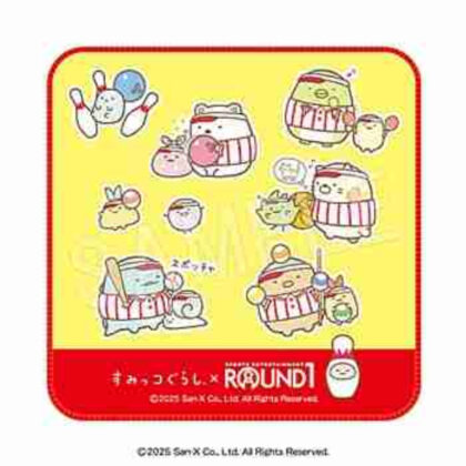 (s)すみっコぐらし ハンドタオル ROUND1Ver. イエロー 送料別880円