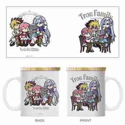 (s)遊☆戯☆王ZEXAL トロン一家 フタ付きフルカラーマグカップ 歓談Ver. 送料別880円