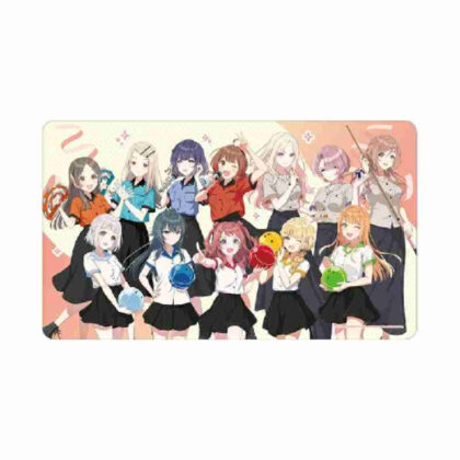 学園アイドルマスター 描き下ろし 集合 ボウリングシャツVer. マルチデスクマット
