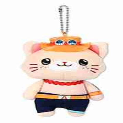 (s)ONE PIECE withCAT アイマスク付きぬいぐるみキーホルダー エース 送料別880円