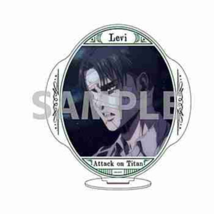 (s)キャラアクリルフィギュア｢進撃の巨人｣34/リヴァイ(場面写イラスト) 送料別880円