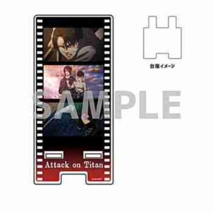 (s)スマキャラスタンド｢進撃の巨人｣07/リヴァイ&ハンジ(場面写イラスト) 送料別880円