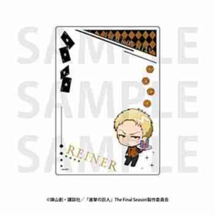 (s)進撃の巨人 カードケース カジノディーラー ライナー・ブラウン 送料別880円