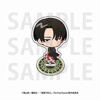(s)進撃の巨人 デフォルメアクリルスタンド カジノディーラーリヴァイ 送料別880円