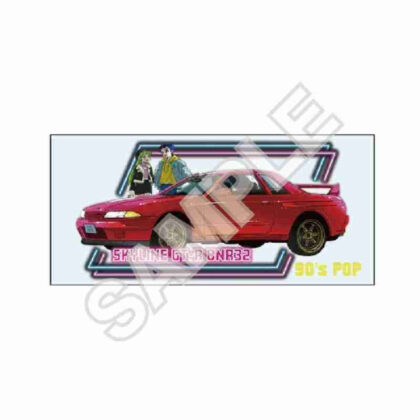 (s)NISSAN 90's POPシリーズ クリアステッカー SKYLINEGT-R(BNR32) 送料別880円