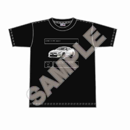 (s)NISSAN 8bitシリーズ Tシャツ NISSAN GT-R (R35) 黒 XL 送料別880円