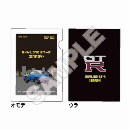 (s)NISSAN 8bitシリーズ クリアファイル SKYLINE GT-R(BNR34) 送料別880円