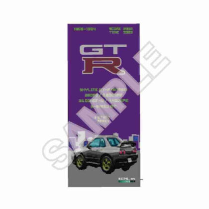 (s)NISSAN 8bitシリーズ フェイスタオル SKYLINE GT-R(BNR32) 送料別880円