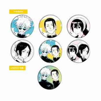 (s)トレーディング缶バッジ(レア入り)｢呪術廻戦 懐玉・玉折｣02/ブラインド(グラフアートスケッチイラスト) 送料別880円