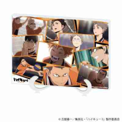 (s)アクリルアートボード(A5サイズ)｢ハイキュー!!｣05/学校別場面写ver. 烏野 送料別880円