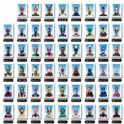 (s)PetitスクエアCANバッジIDphoto 仮面ライダーシリーズ (単品統一JAN) 送料別880円