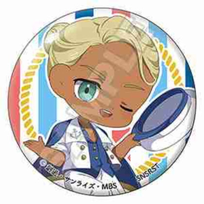 (s)機動戦士ガンダム 水星の魔女 もちっこ マリンファッション 缶バッジ シャディク・ゼネリ 送料別880円