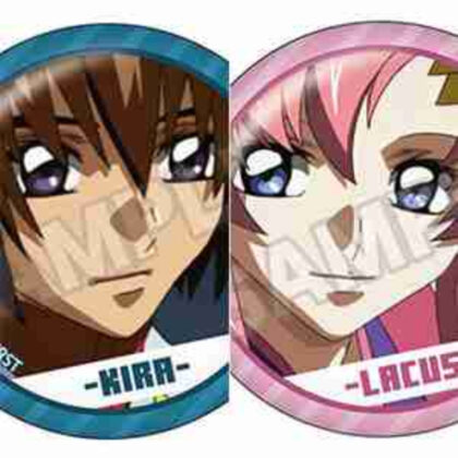 (s)機動戦士ガンダムSEED DESTINY 場面写 ペア缶バッジ キラ・ヤマト&ラクス・クライン 送料別880円