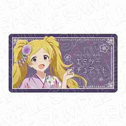(s)アイドルマスター ミリオンライブ! アクリルネームバッジ エミリースチュアート 着物Ver. 送料別880円