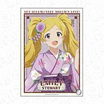 (s)アイドルマスター ミリオンライブ! ミニアクリルアート エミリー スチュアート 着物Ver. 送料別880円