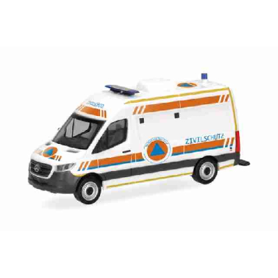 1/87 メルセデスベンツ スプリンター ハーフバス ハイルーフ CBRN民間防衛