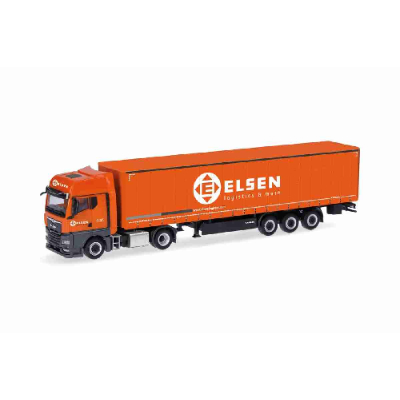 1/87 MAN TGX GX カーテンキャンバスセミトレーラー Elsen