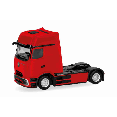 1/87 メルセデスベンツ eアクトロス600 プロキャビン ギガスペース リジッドトラクター 2軸 トラフィックレッド