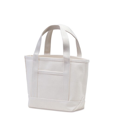 amie Canvas Tote M, White (amie キャンバストートM ホワイト)