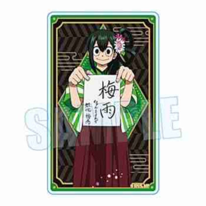 (s)ACMAK-06 アクリルカード 僕のヒーローアカデミア/蛙吹梅雨 書初めver. 送料別880円