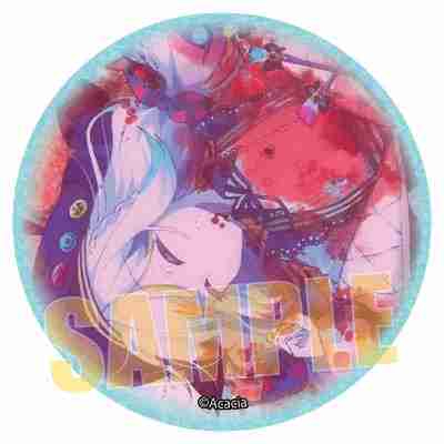 (s)CBMNM-04 グリッター缶バッジ 魔法少女ノ魔女裁判/城ケ崎ノアA 送料別880円