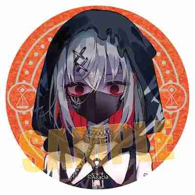 (s)CBMNM-13 グリッター缶バッジ 魔法少女ノ魔女裁判/紫藤アリサ 送料別880円