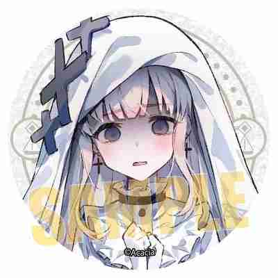 (s)CBMNM-17 グリッター缶バッジ 魔法少女ノ魔女裁判/氷上メルル 送料別880円