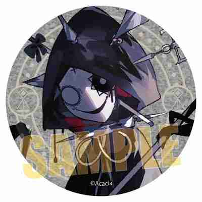 (s)CBMNM-19 グリッター缶バッジ 魔法少女ノ魔女裁判/看守 送料別880円