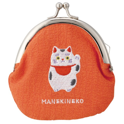 (1月下旬入荷 刺繍ガマグチ 招き猫 - 刺繍ガマグチ 招き猫 1月下旬入荷)