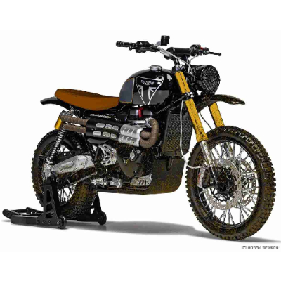 トライアンフ スクランブラー 1200XE ノルウェー 007 No TimeTo Die