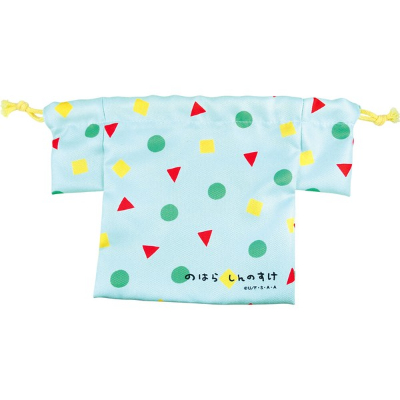 Crayon Shin-chan Pajama-shaped Drawstring Bag Green (クレヨンしんちゃん パジャマ型巾着 グリーン) - Image 3
